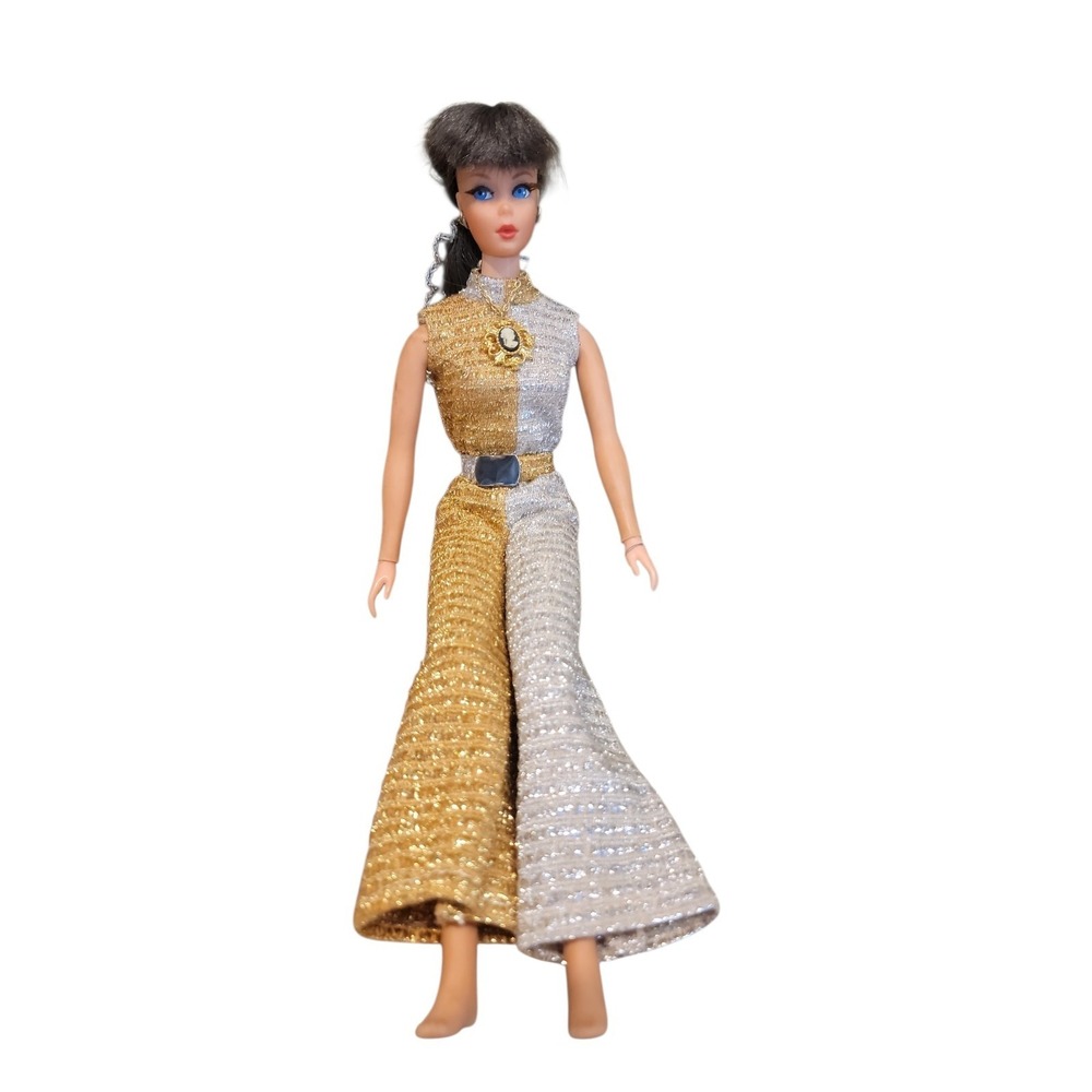 Vintage 1967 Twist 'n Turn TnT Barbie - Chocolate Bonbon - Brunette W/Outfit